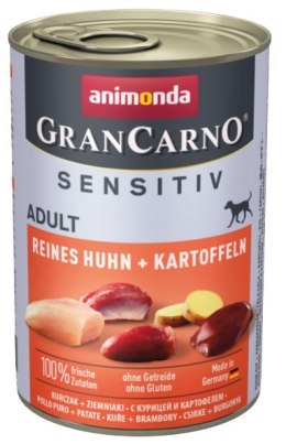 Animonda GranCarno Sensitiv Kurczak + ziemniaki puszka 400g Animonda GranCarno