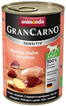 Animonda GranCarno Sensitiv Kurczak + ziemniaki puszka 400g Animonda GranCarno