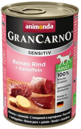 Animonda GranCarno Sensitiv Wołowina + ziemniaki puszka 400g Animonda GranCarno
