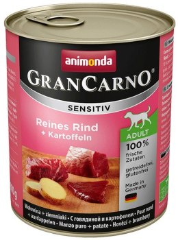 Animonda GranCarno Sensitiv Wołowina + ziemniaki puszka 800g Animonda GranCarno