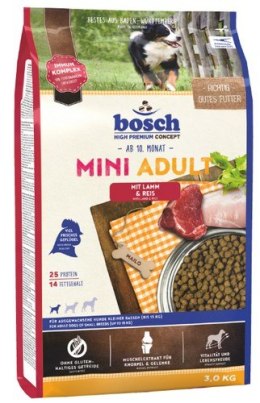 Bosch Mini Adult Lamm & Reis - Jagnięcina i ryż 3kg Bosch