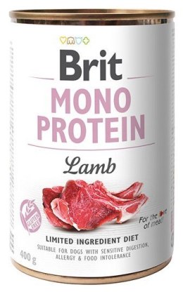 Brit Mono Protein Lamb puszka 400g Brit