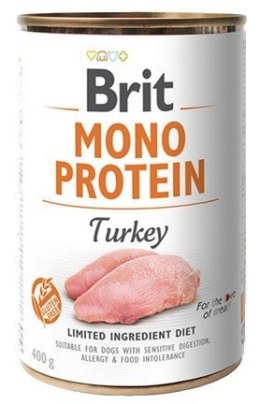 Brit Mono Protein Turkey puszka 400g Brit