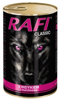 Rafi Pies Classic Indyk i marchewka w sosie 1240g Rafi