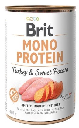 Brit Mono Protein Turkey & Sweet Potato puszka 400g Brit