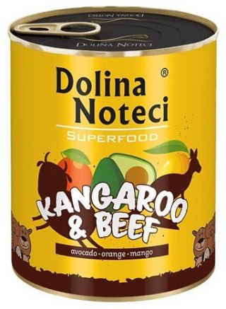 Dolina Noteci Superfood Pies Kangur i wołowina puszka 800g Dolina Noteci