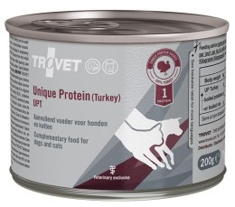 Trovet Unique Protein UPT Indyk dla psa i kota puszka 200g Trovet