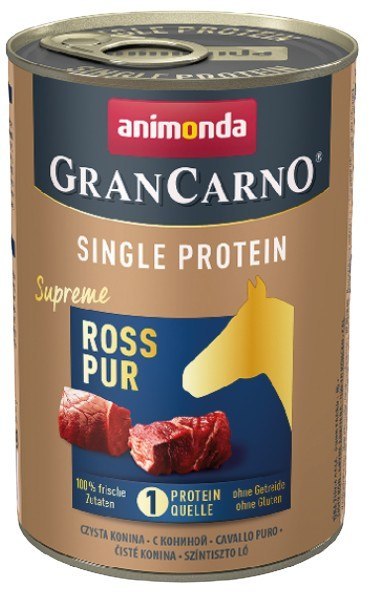 Animonda GranCarno Single Protein Konina puszka 400g Animonda GranCarno