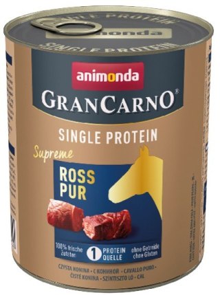 Animonda GranCarno Single Protein Konina puszka 800g Animonda GranCarno