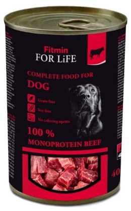 Fitmin Dog For Life Beef puszka 400g Fitmin
