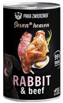 Paka Zwierzaka Seventh Heaven Rabbit & Beef puszka 400g Paka Zwierzaka