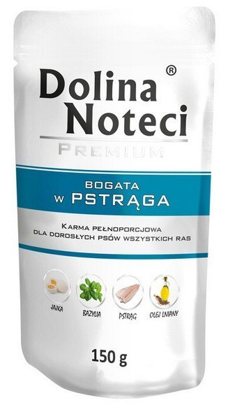 Dolina Noteci Premium Pies Pstrąg saszetka 150g Dolina Noteci