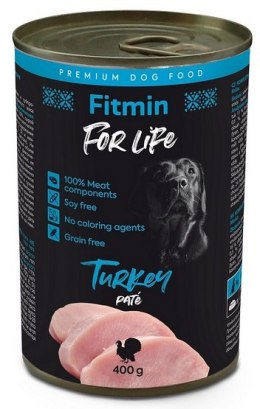 Fitmin Dog For Life Turkey puszka 400g Fitmin