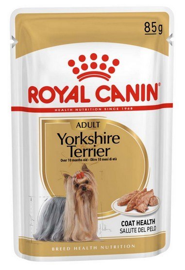 Royal Canin Yorkshire Terrier Adult karma mokra - pasztet, dla psów dorosłych rasy yorkshire terrier saszetka 85g Royal Canin Breed