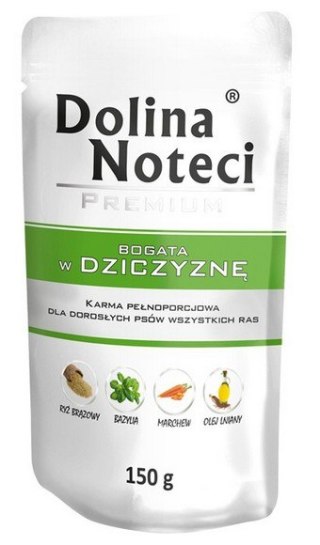 Dolina Noteci Premium Pies Dziczyzna saszetka 150g