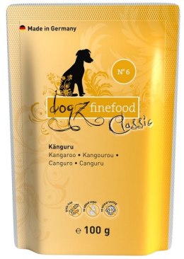 Saszetka 100g Dogz Finefood Classic N.06 Kangur