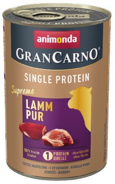 Animonda GranCarno Single Protein Jagnięcina puszka 400g