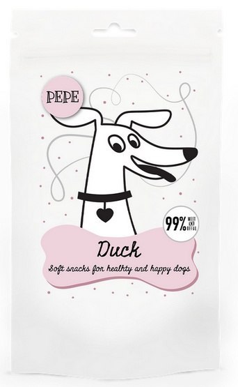 Paka Zwierzaka PEPE Mini Chunkies Duck (kaczka) 80g