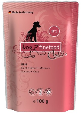 Wołowina saszetka 100g Dogz Finefood Classic N.02