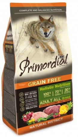Jeleń & Indyk 2kg Primordial Dog Grain Free Adult