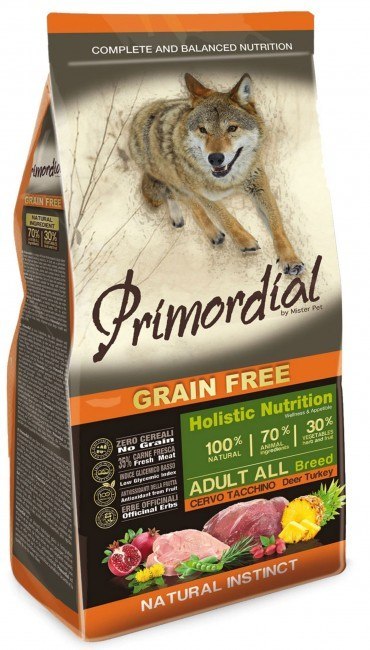 Jeleń & Indyk 2kg Primordial Dog Grain Free Adult