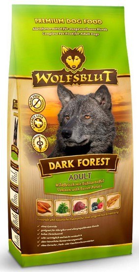 Wolfsblut Dog Dark Forest dziczyzna i bataty 2kg