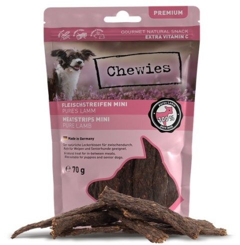 Chewies Meat Strips Mini Jagnięcina 70g