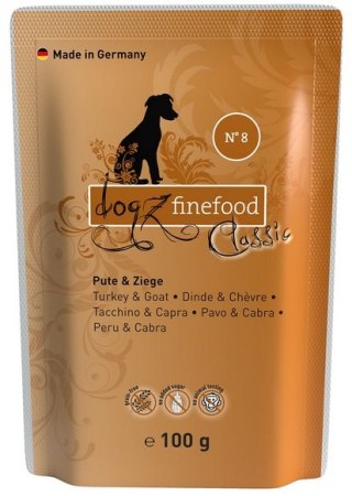 Indyk i koza saszetka 100g Dogz Finefood Classic N.08