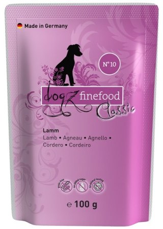 Jagnięcina saszetka 100g Dogz Finefood Classic N.10