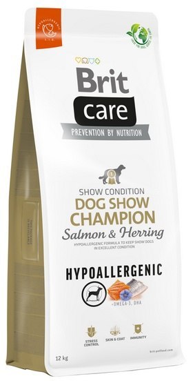 Brit Care Hypoallergenic Dog Show Champion Salmon & Herring 12kg