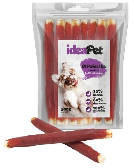 IdeaPet Pałeczka z kaczką XL 500g IdeaPet Pałeczka z kaczką XL 500g