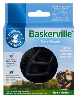 Baskerville Kaganiec fizjologiczny dla psa Ultra Muzzle 1 - czarny