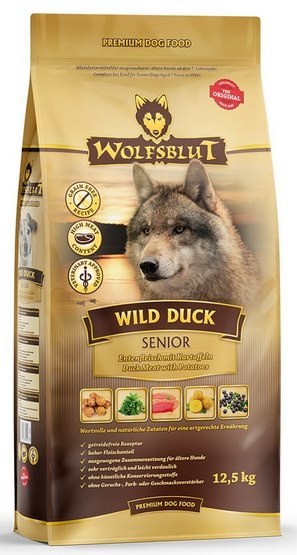 Wolfsblut Dog Wild Duck Senior kaczka i bataty 2kg