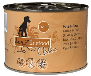 Indyk i koza 200g Dogz Finefood Classic N.08 puszka