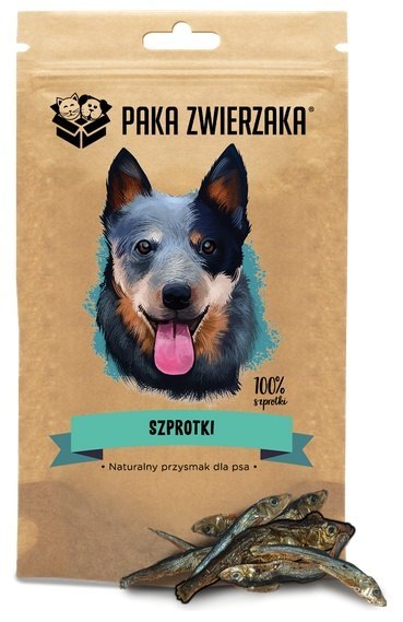 Paka Zwierzaka Szprotki 100% 60g