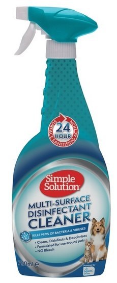 Simple Solution Multi-Surface Disinfectant Cleaner - preparat dezynfekujący spray 750ml