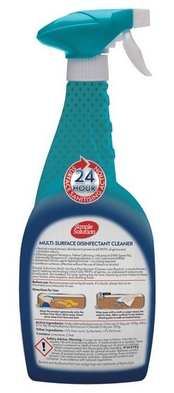 Simple Solution Multi-Surface Disinfectant Cleaner - preparat dezynfekujący spray 750ml