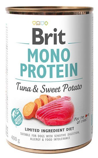 Brit Mono Protein Tuna & Sweet Potato puszka 400g