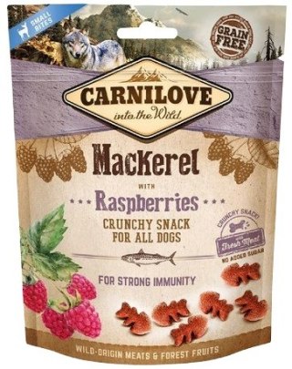 Carnilove Dog Snack Fresh Crunchy Mackerel+Raspberries 200g