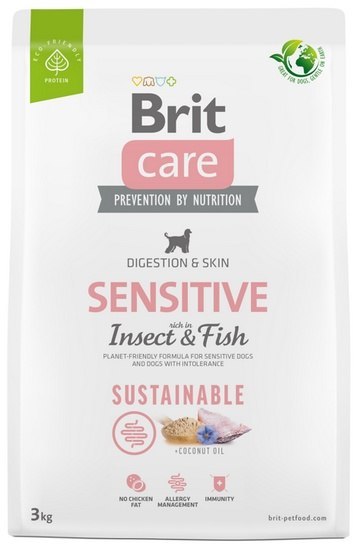 Brit Care Sustainable Sensitive Insect & Fish 3kg