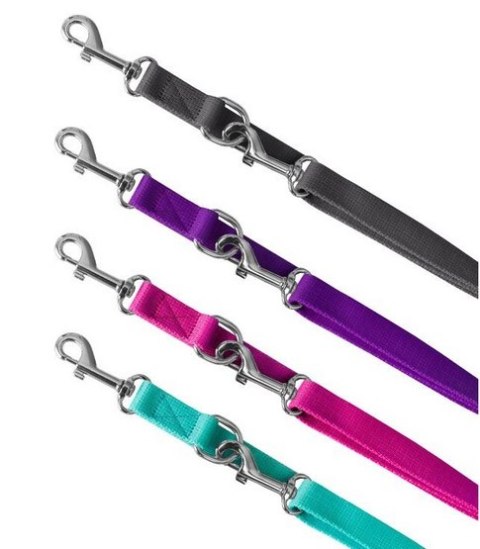 CHABA Smycz taśma regulowana gładka 30mm/260cm morska CHABA Smycz taśma regulowana gładka 30mm/260cm morska