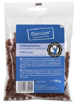 Chewies Training Kosteczki Mini Dziczyzna 125g