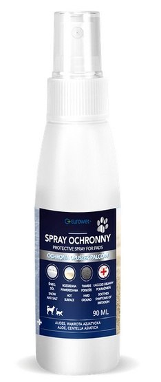 Eurowet Spray ochronny do opuszek psów i kotów 90ml