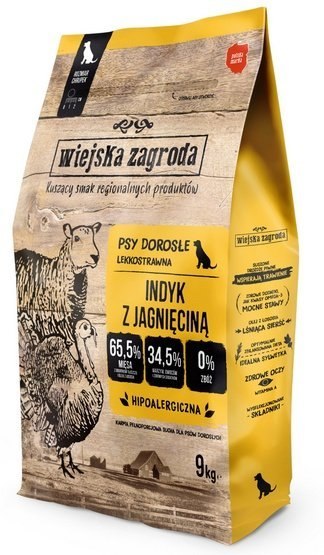 Wiejska Zagroda Indyk z jagnięciną 9kg Wiejska Zagroda Indyk z jagnięciną 9kg