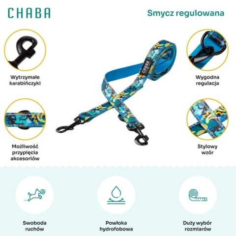 CHABA Smycz regulowana Story III S 16mm/260cm Carnival