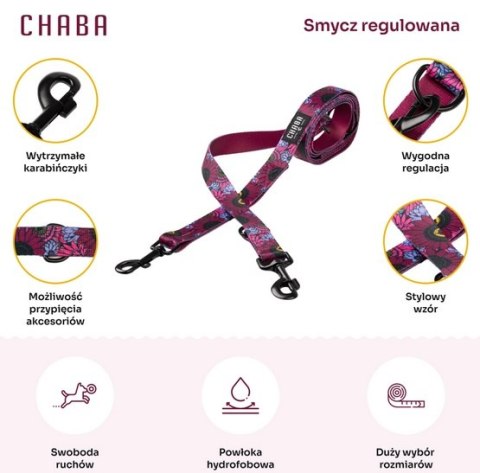 CHABA Smycz regulowana Story III S 16mm/260cm Lakota CHABA Smycz regulowana Story III S 16mm/260cm Lakota