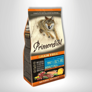 Pstrąg & Kaczka 2kg Primordial karma dla psa Dog Grain Free Adult