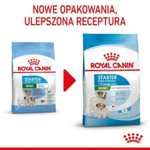 Royal Canin Mini Starter Mother&Babydog karma sucha dla szczeniąt do 2 miesiąca i suk karmiących ras małych 4kg