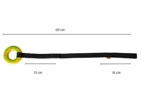 Dingo Zabawka dla psa - Szarpak Ringo z rączką bungee 10cm