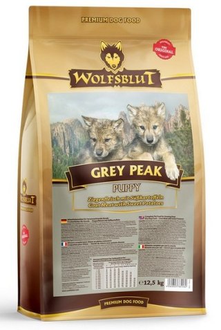 Wolfsblut Dog Grey Peak Puppy - koza i bataty 12,5kg